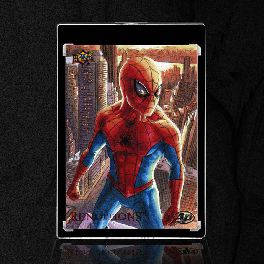 Spider-Man Renditions AP Sketch Card by DavidJacobDuke on DeviantArt