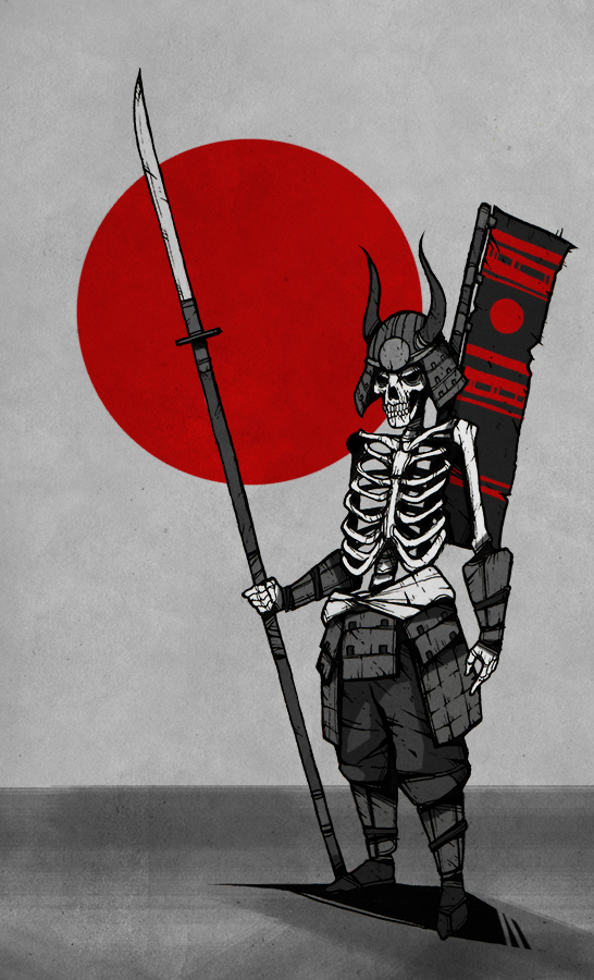 Naginata Skeleton