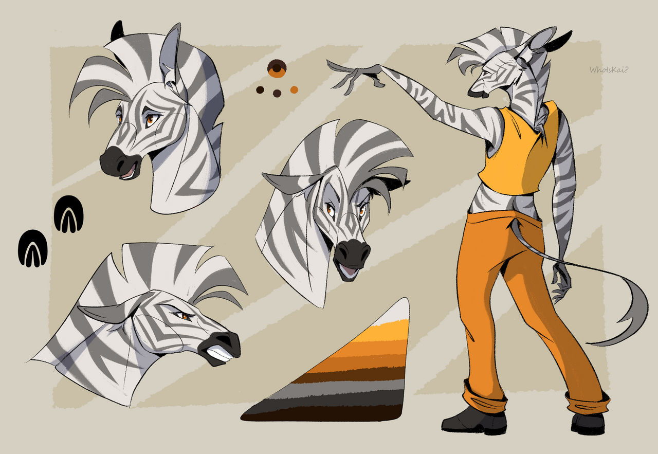 Zebra Ref Zebra ref by WhoIsKairin on DeviantArt