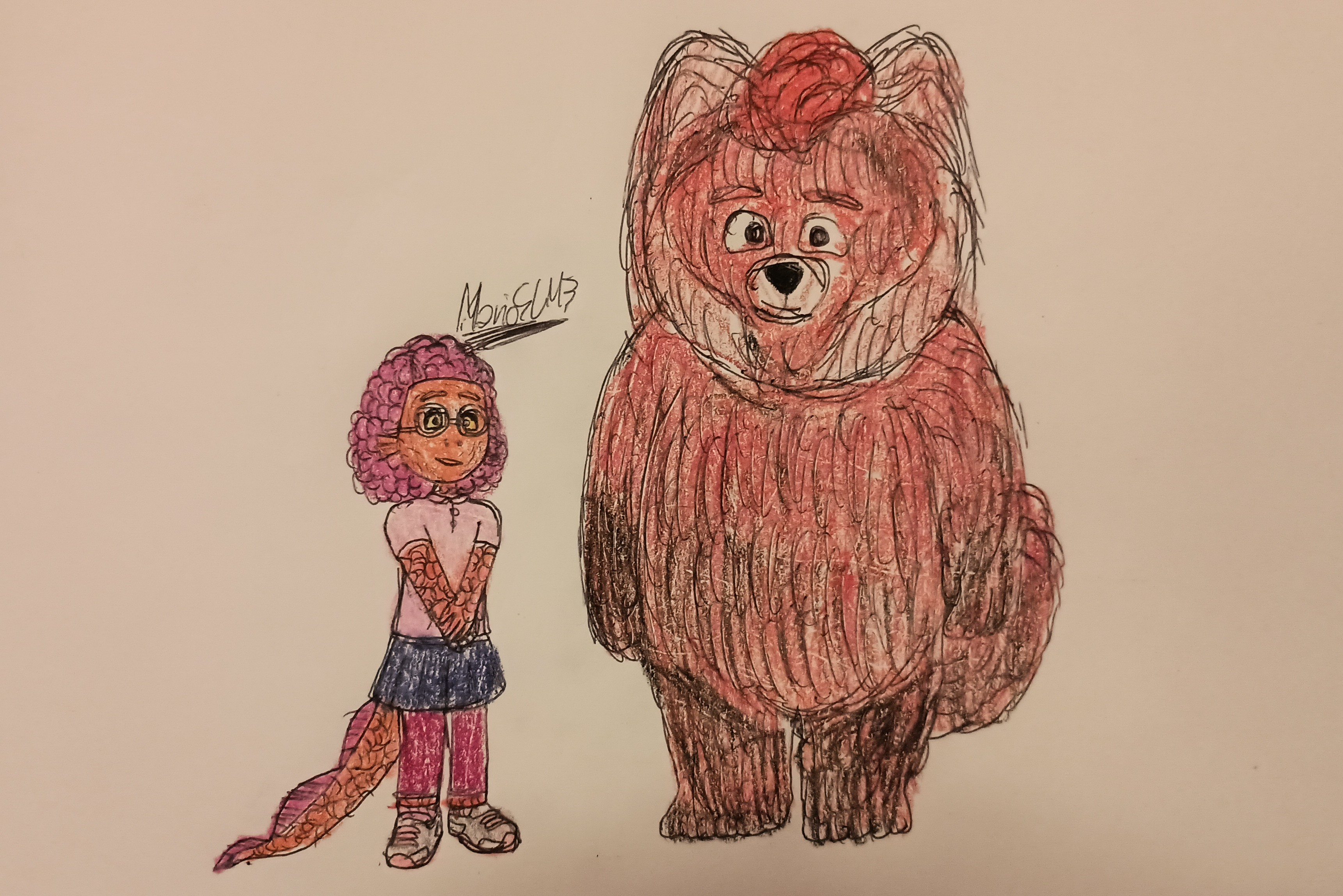 Luca and Mei switch powers photo by Mario5LM3 on DeviantArt