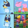 Bluey prefers The Backyardigans over Peppa Pig