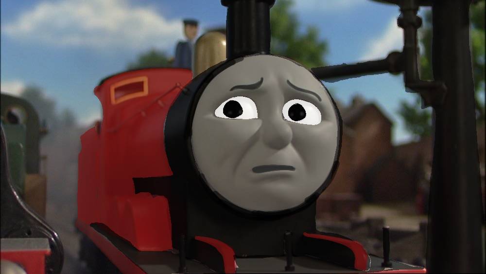 Scared james by Rileythegreenengine on DeviantArt