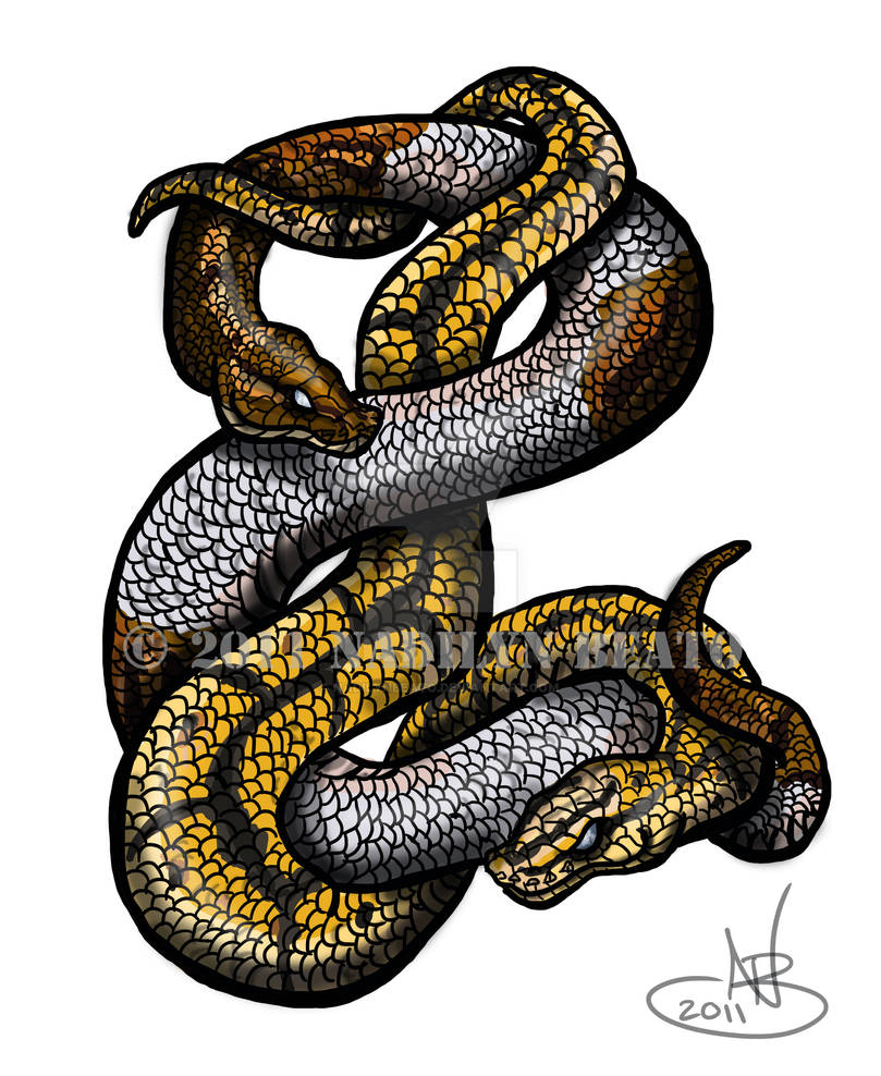 Ball Python Custom Tat Design by NadilynBeato on DeviantArt