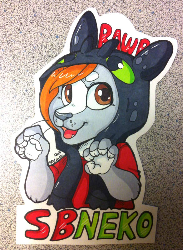 Rawr Badge