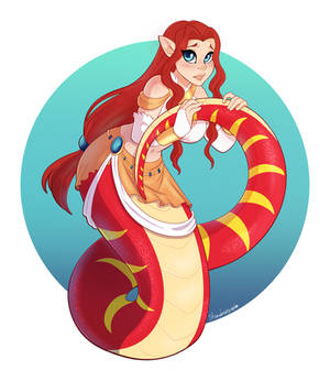 Shy lamia - Commission