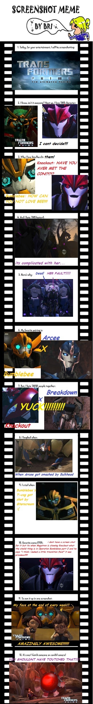 Transformers prime screenshot meme!