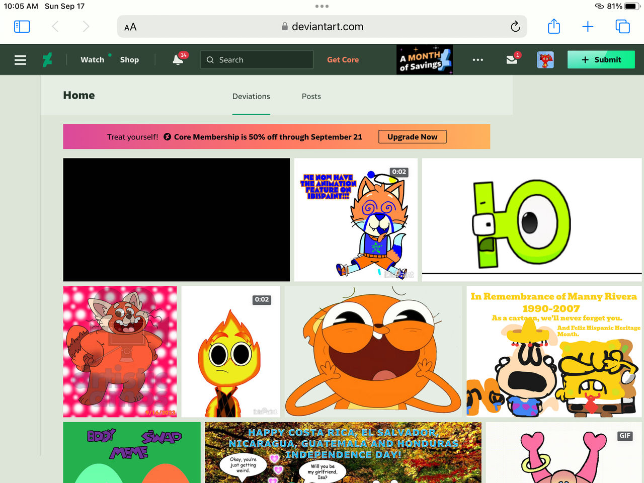 14 Notifications :O by RRAndUf2020 on DeviantArt