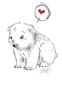 Iscribble Bear Loves You