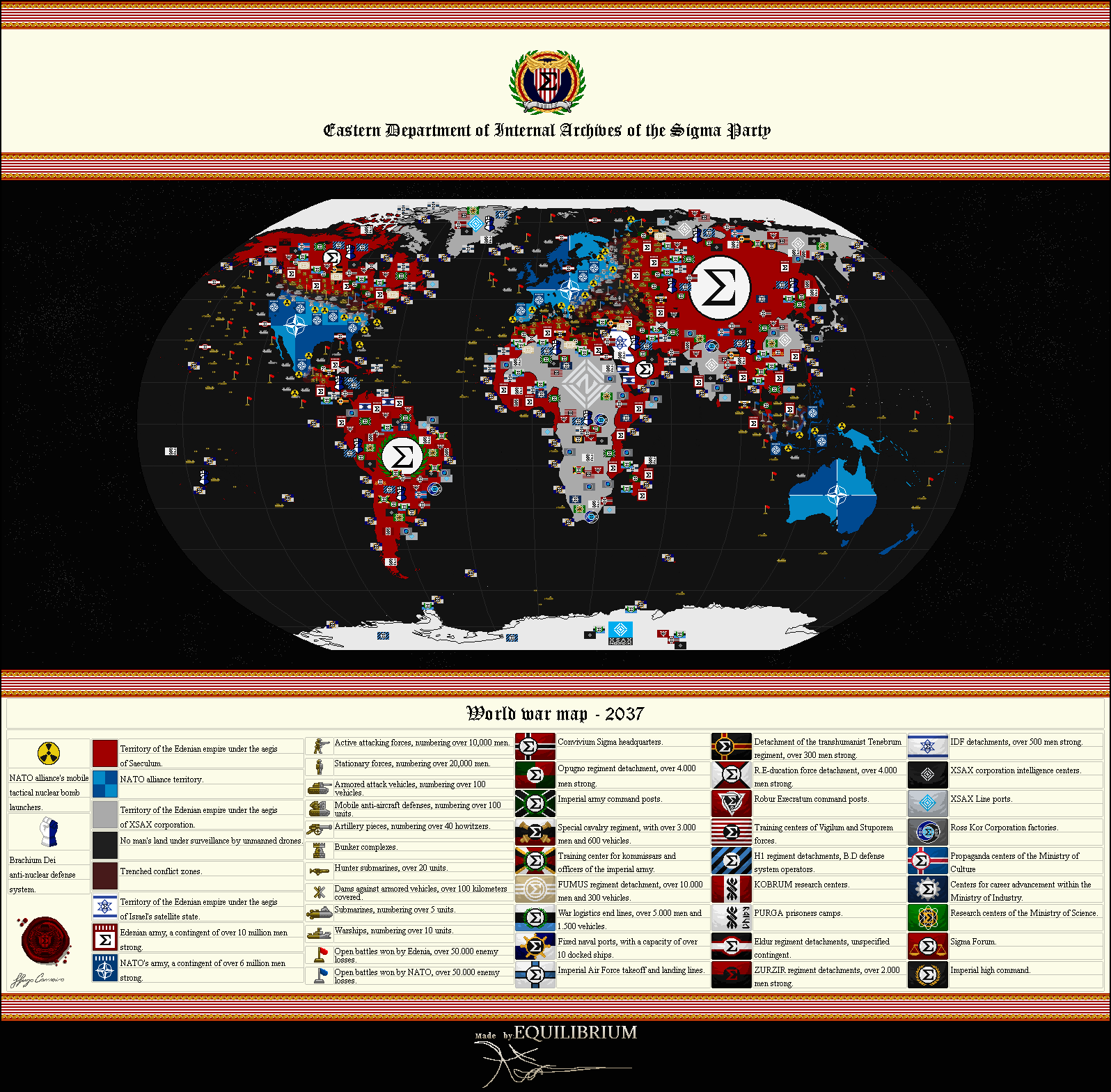 Wwiii Map World war map - Edenia perspective WWIII by LastSaeculum on DeviantArt