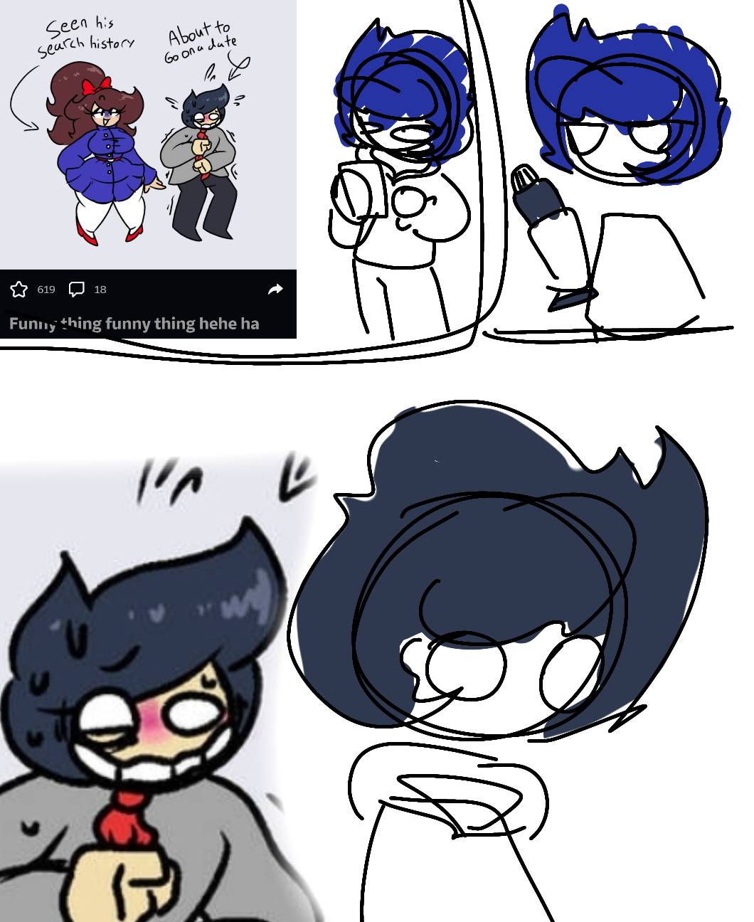 I thought the hairstyles looked similar