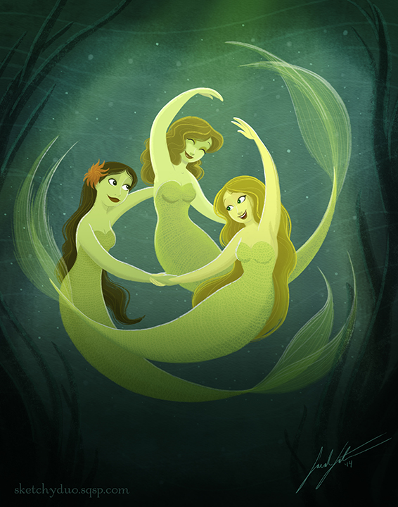 Three Mermaids