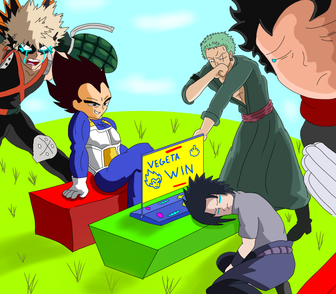 Dragon ball Z x Boku no hero academia by HAPPY-PARTY-MAN on DeviantArt