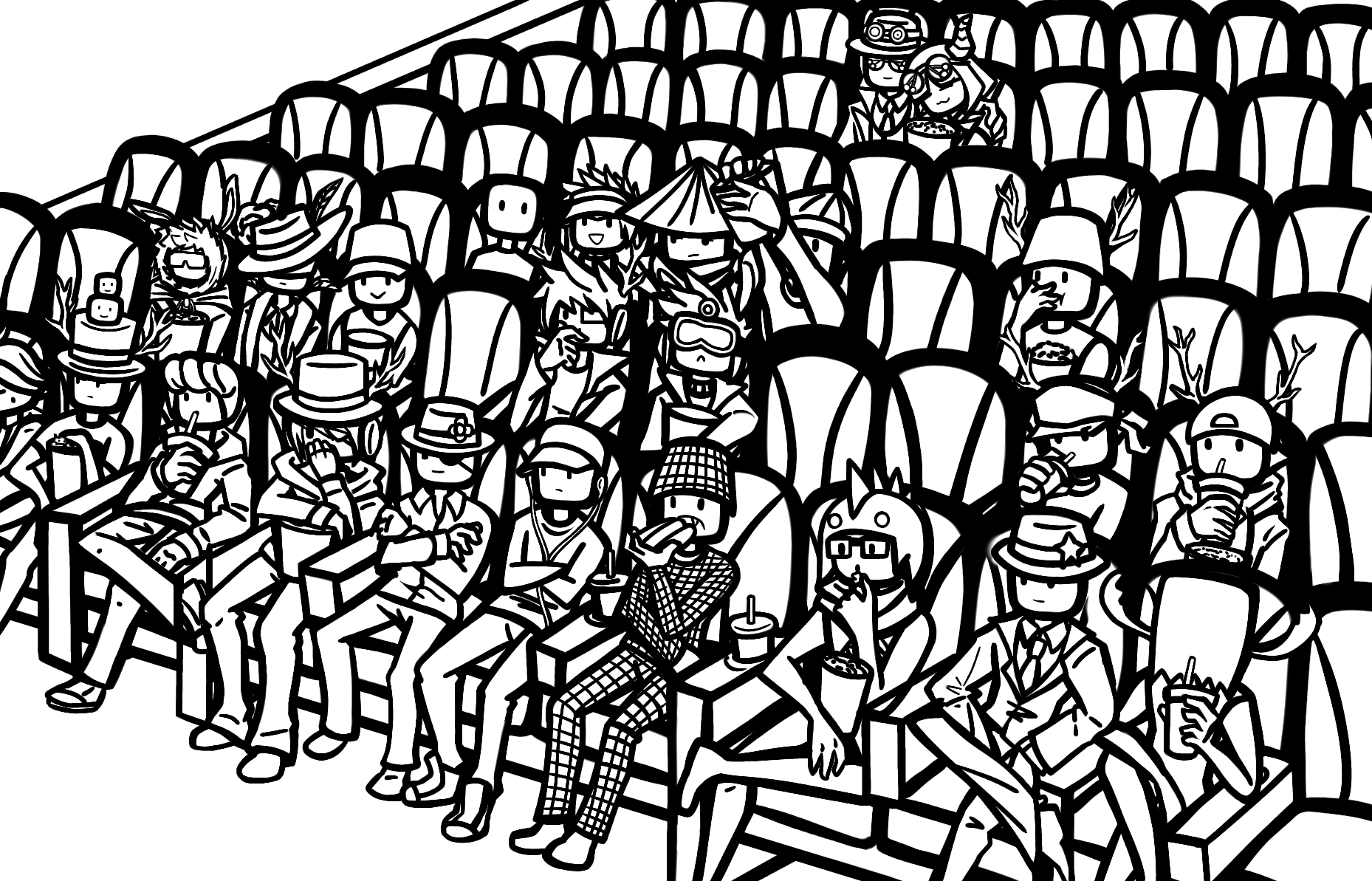 Roblox Theater Lineart By Regluarshow220 On Deviantart - deviantart scream lineart roblox Roblox Theater Lineart By Regluarshow220 On Deviantart - scream lineart roblox