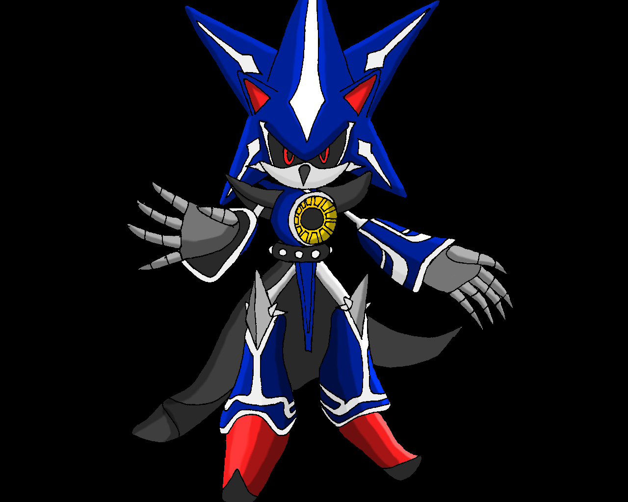 Neo metal sonic card by MechatheTecha on DeviantArt