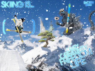 Skiing is___