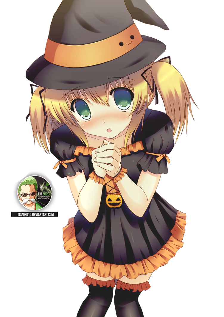 RENDER Anime Girl (Halloween) by TioZoro15 on DeviantArt