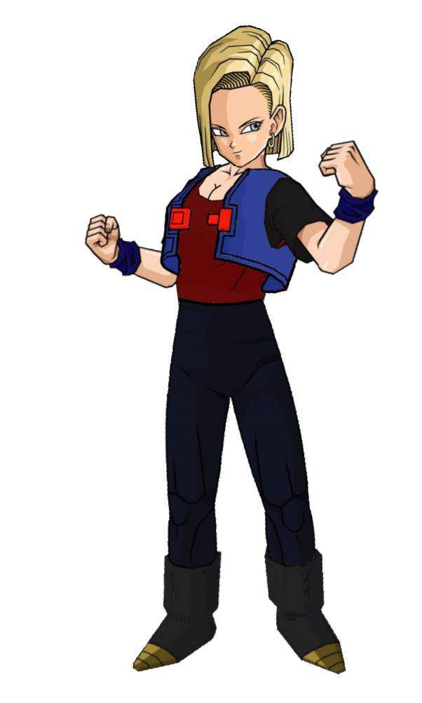 Desenho Super Android 18-Dragon Ball GT by WebysArts on DeviantArt