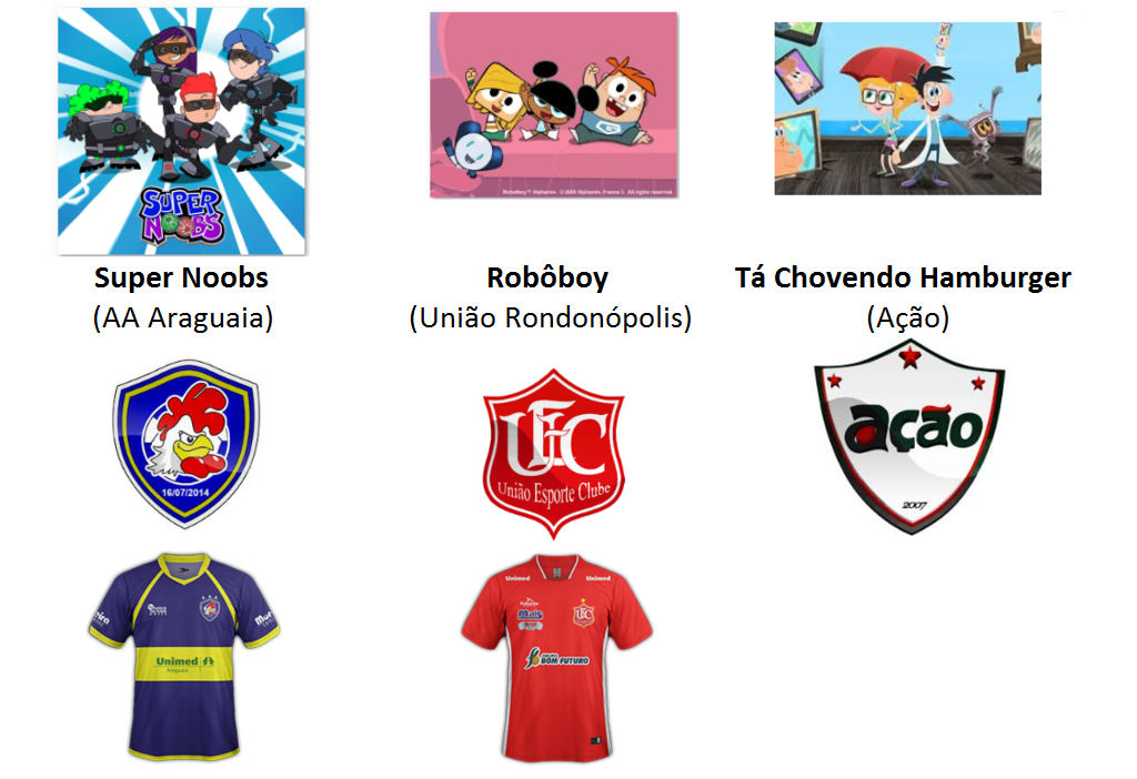 Cartoon Network LA Shows - Brazilian Soccer Teams by JohnnyRBFC on