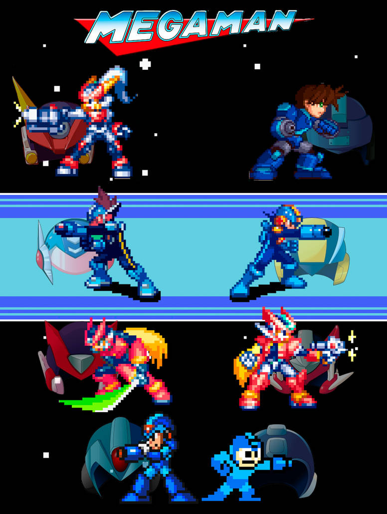 Megaman Android Scrolling Wallpaper v3 by SylarSix on DeviantArt