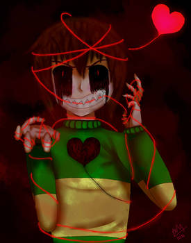 Chara with Frisk's soul