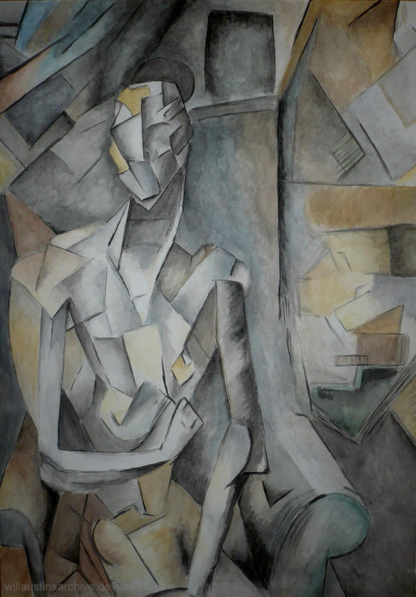 Picasso's Nude in Watercolour