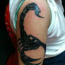 Death stalker scorpion tattoo