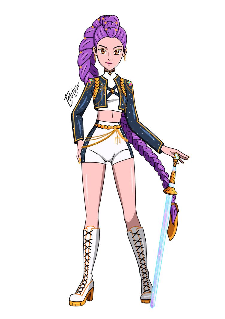 RUMI (Golden) from Kpop Demon Hunters by TeoTersio on DeviantArt