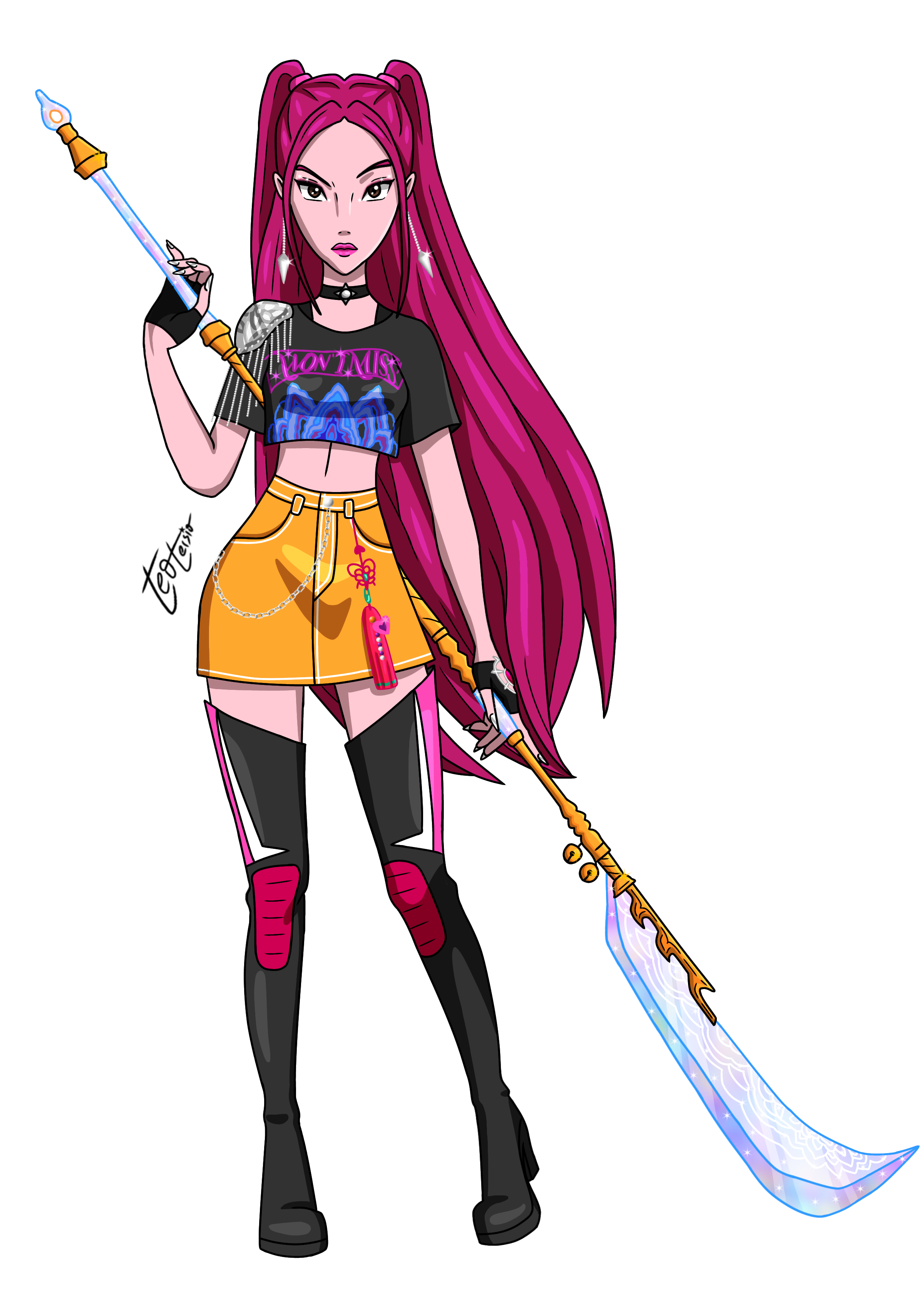 MIRA From Kpop Demon Hunters By TeoTersio On DeviantArt mira-from-kpop-demon-hunters-by-teotersio-on-deviantart