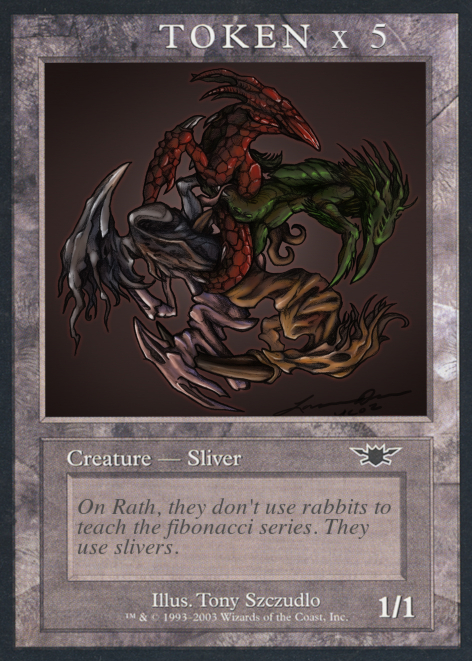 Sliver Token x 5 by btzealot55 on DeviantArt Sliver Token x 5 by btzealot55 on DeviantArt