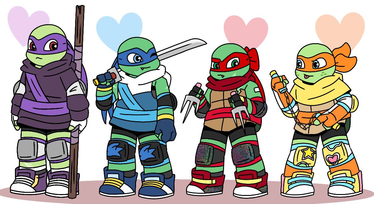 Au kids ninja style by XxLea-nardoxX on DeviantArt