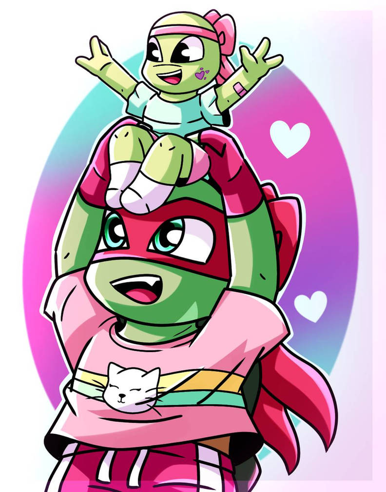 Raphie and Thea by XxLea-nardoxX on DeviantArt