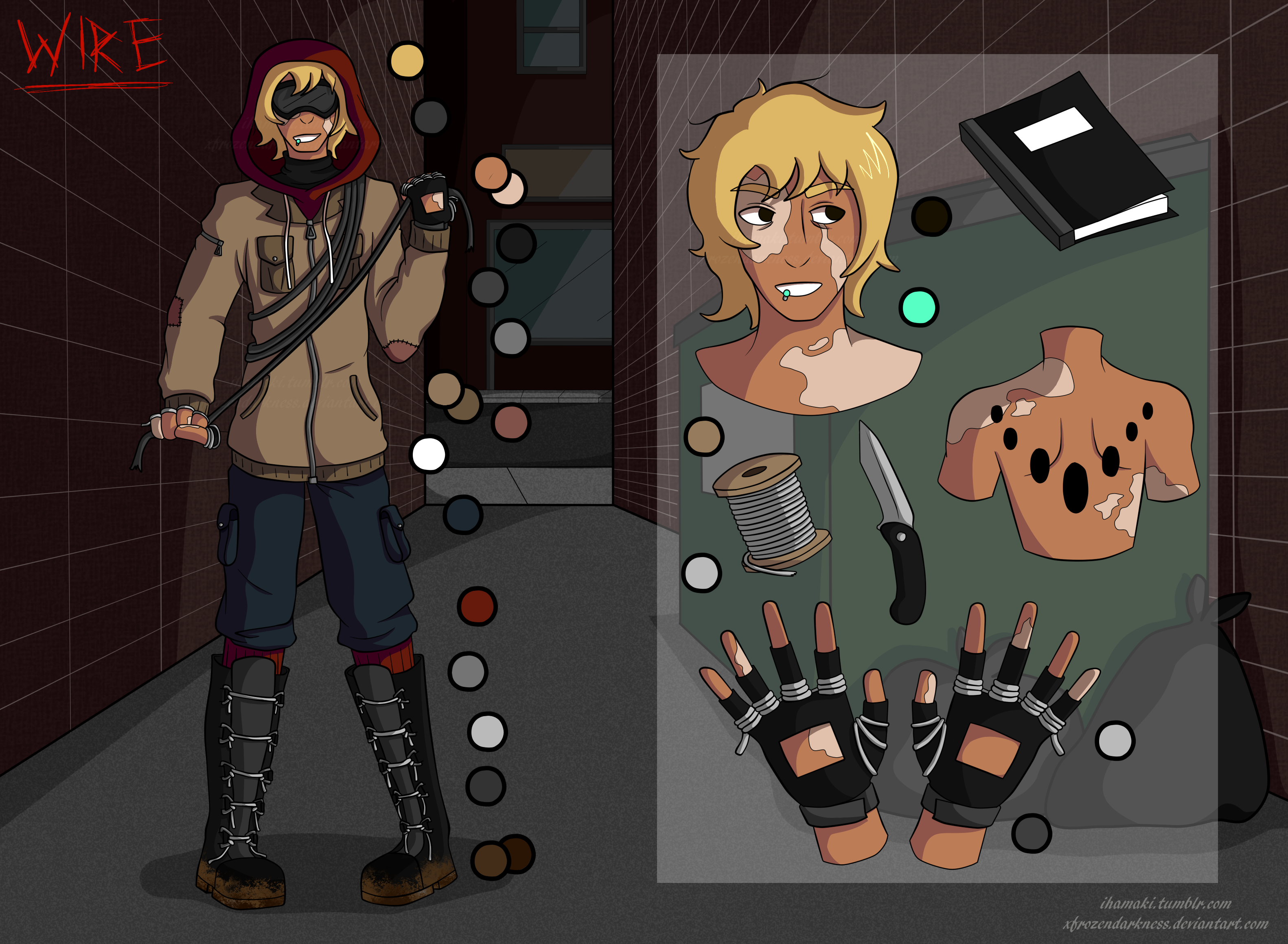 Wire Characters Tech Wire Reference by PatchworkBeanie on DeviantArt