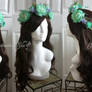 Mint and Lavender Spring Faerie Crown