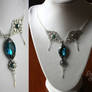 Regal Turquoise Crystal Princess Necklace