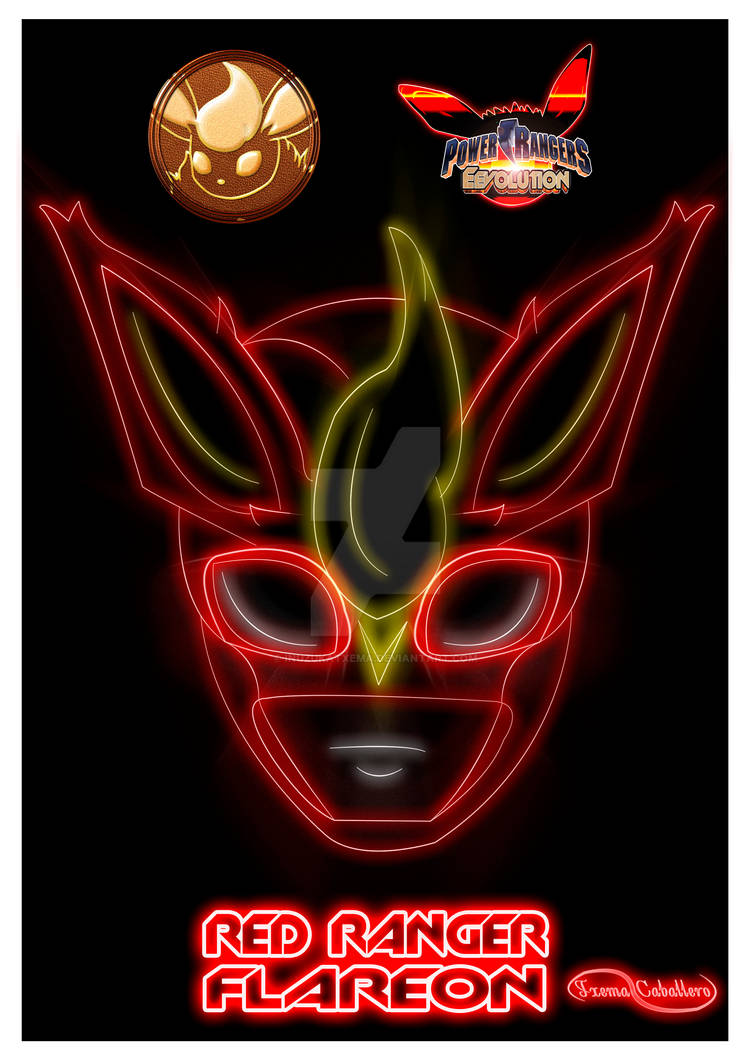 Power rangers Eevolution - Red Ranger Flareon by inuzukatxema on DeviantArt