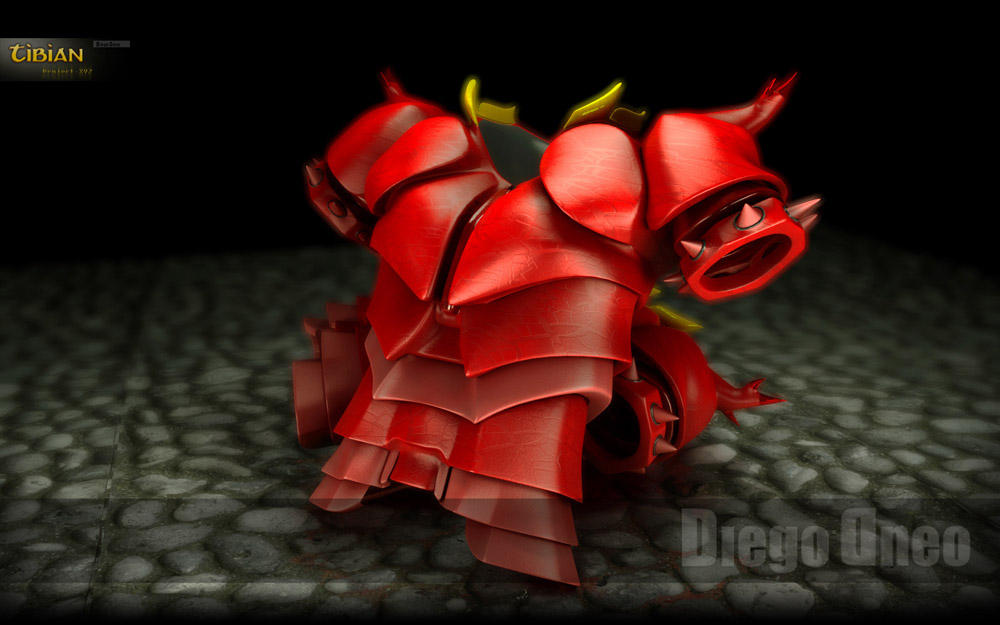 Tibia - Demon Armor 3D by dneobr on DeviantArt