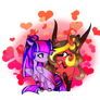 lovely chibi YCH: Twilight and Oneiria