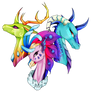 [MLP speedpaint] RP Novo, Ember and Thorax