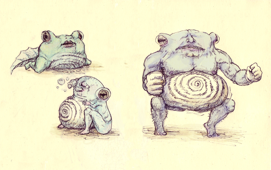 Poliwag-Poliwhirl-Poliwrath