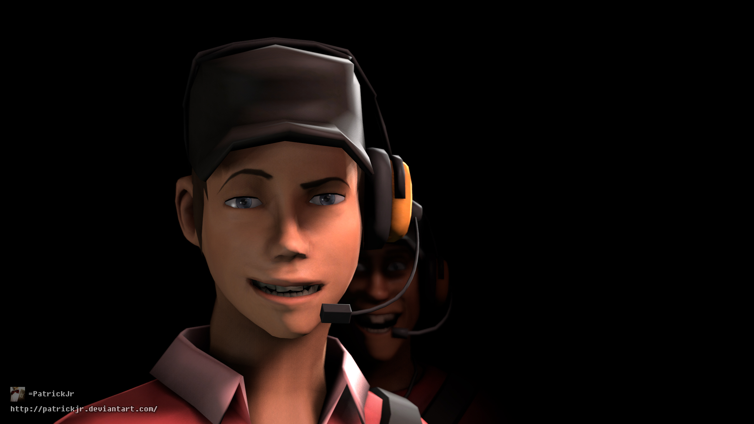 SFM Poster: FemScout Smiles for the Camera