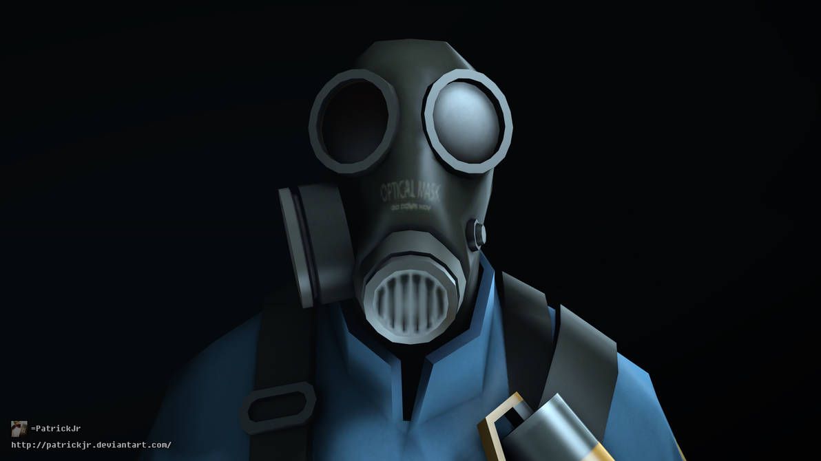 Blue Muscle Pyro SFM Poster: Meet the Pyro -Blu- by PatrickJr on DeviantArt