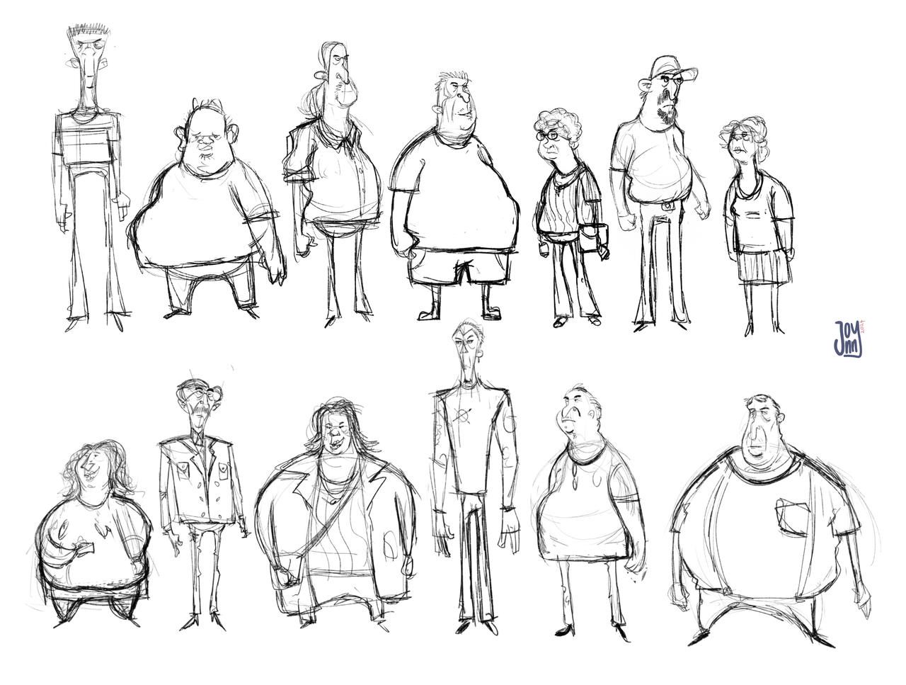 Character explorations 02 by jonnyconcepts on DeviantArt