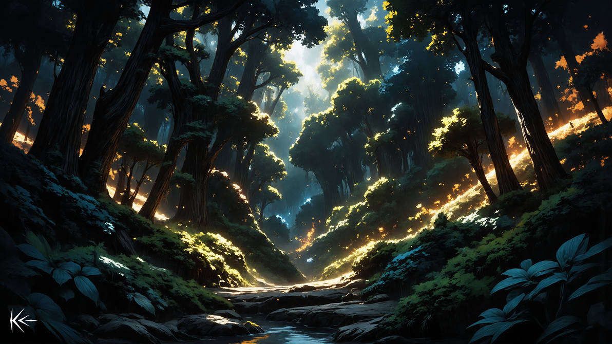 Threadbare Deep Forrest Deep Forest - Glowing Edges by Kairoform on DeviantArt