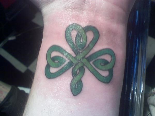 celtic shamrock tattoo