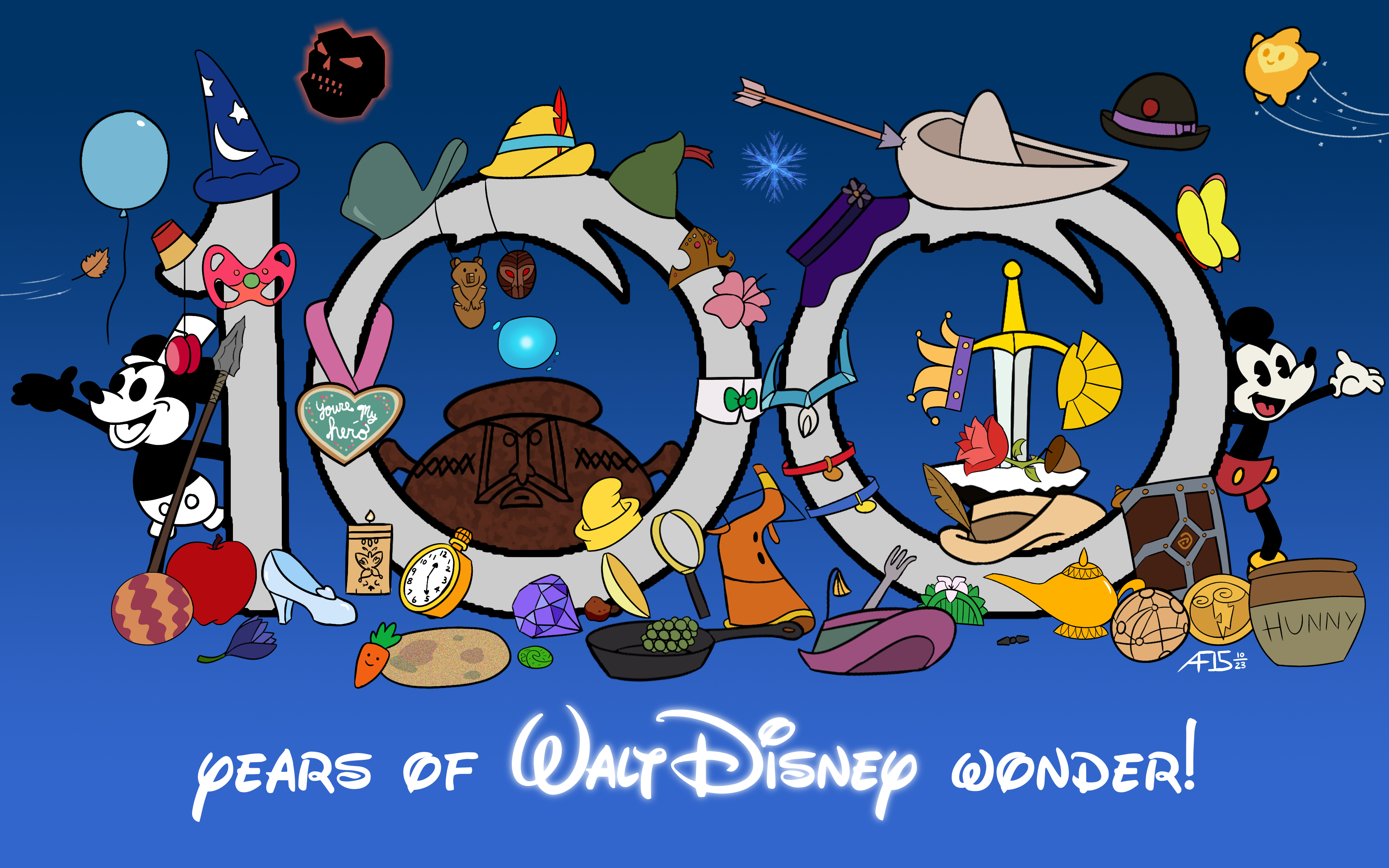 Happy 100 Years Disney (2023) by Camelo2017 on DeviantArt