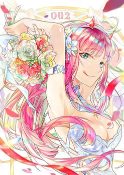 Zero Two (DARLING in the FRANXX) bride