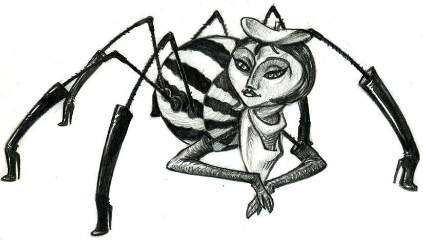 picture Drawing James And The Giant Peach Spider ms spider by amygirlgermanpants on