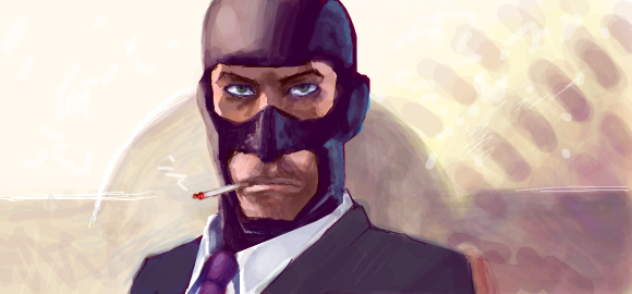 Team Fortress 2 Spy - Graffiti