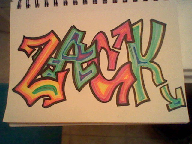 Zack Graffiti By Darkwolf1017 On Deviantart