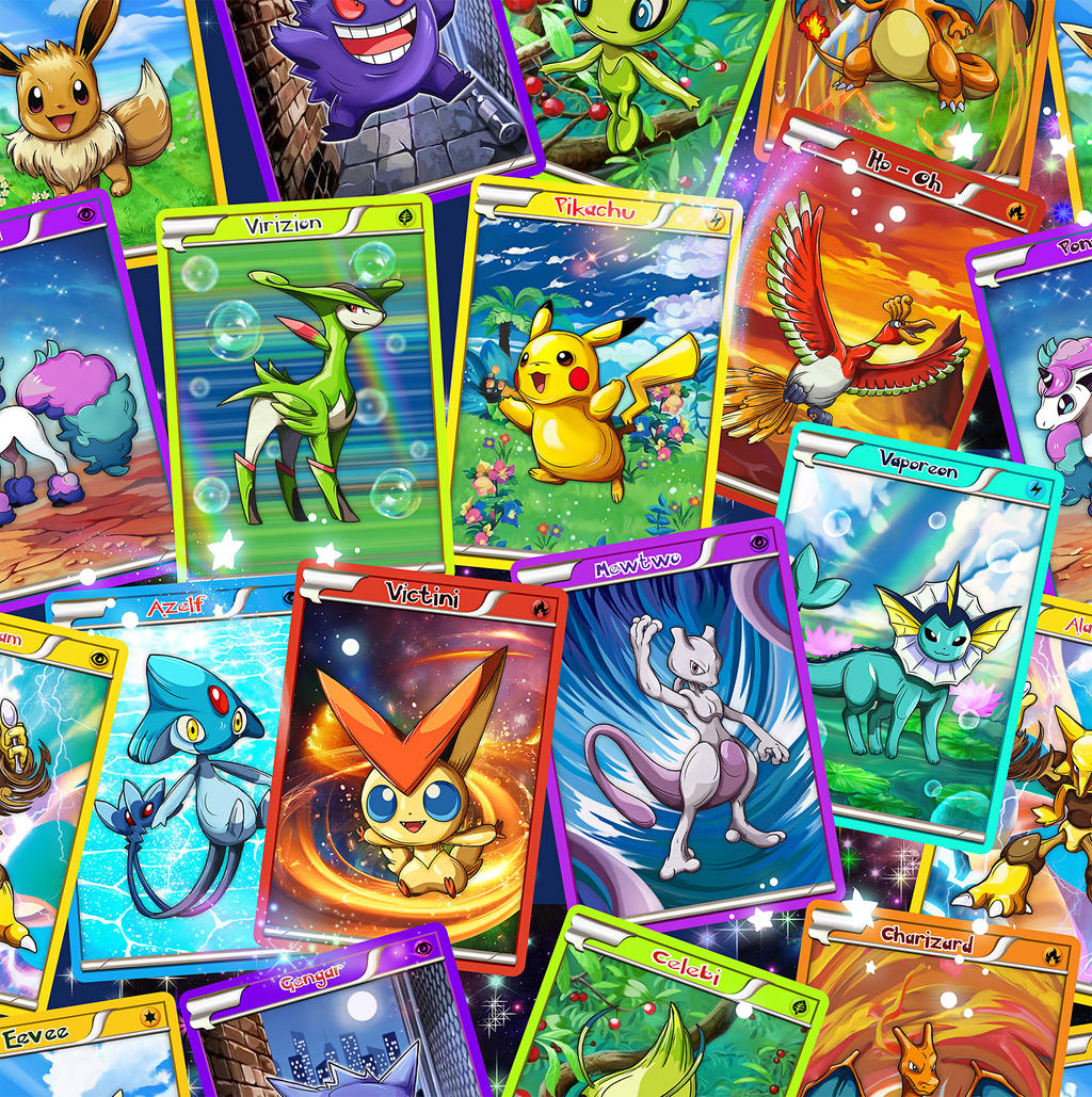 Pokemon cards by ikamitic on DeviantArt